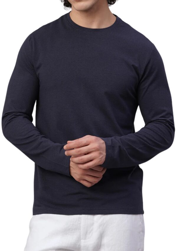 Cotton Full Sleeve Roundneck Corporate/Retail T-Shirt