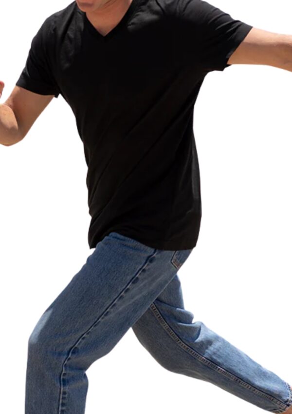 Cotton/PC V-neck Corporate/Retail T-Shirt